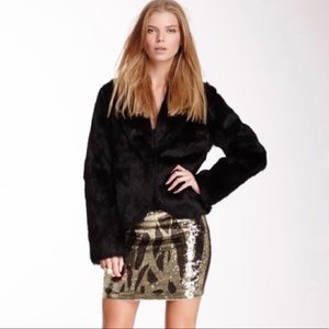 Haute Hippie Sequin Mini Skirt RB